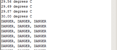 DS18b20 warning