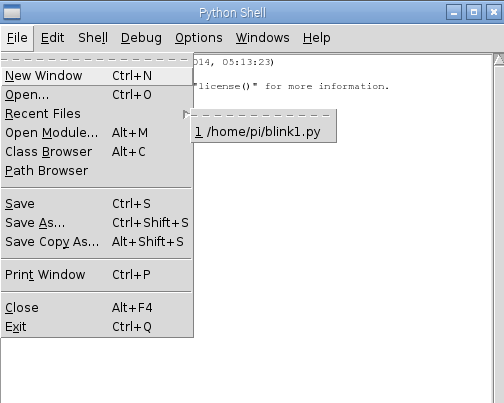 idle window