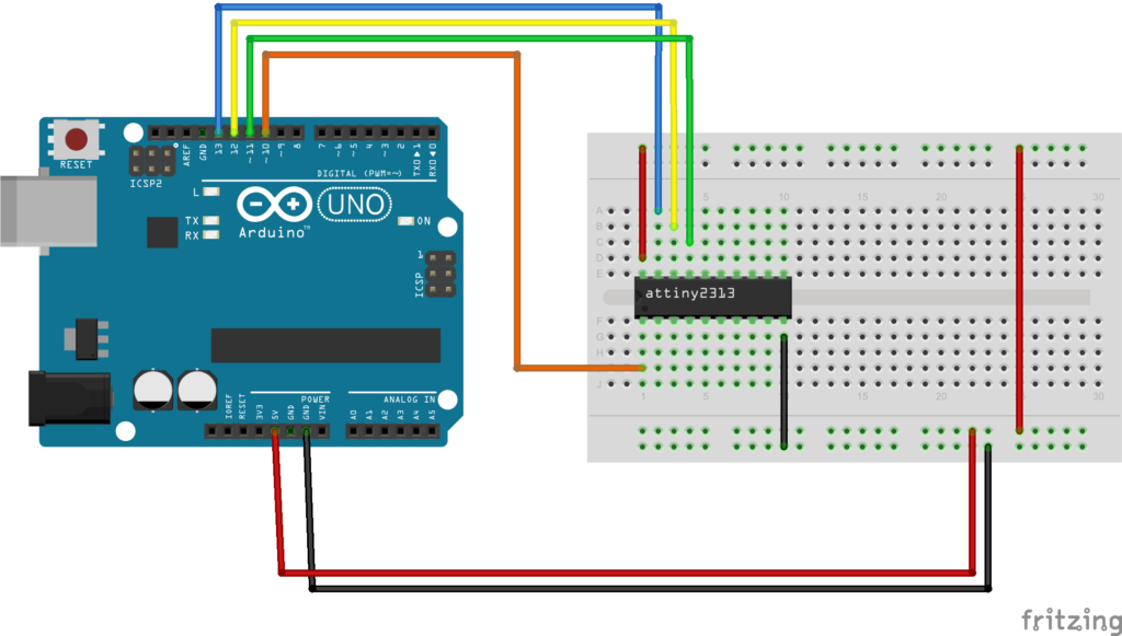Arduino to atttiny2313
